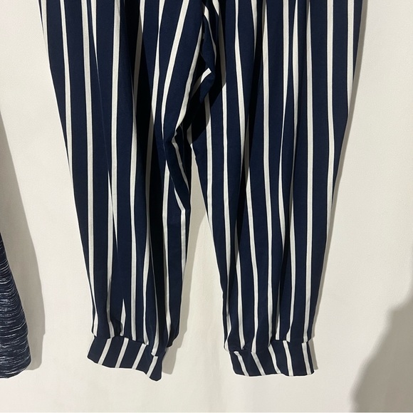 Shosho Jogger Bundle Speckled Blue and Striped Pants Size Small - Picture 5 of 7